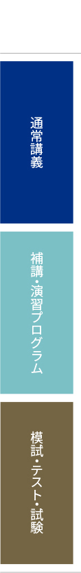 通学型コース年間スケジュール
